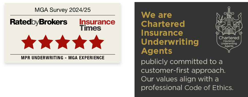 MPR are Chartered Insurance Underwriting Agents
